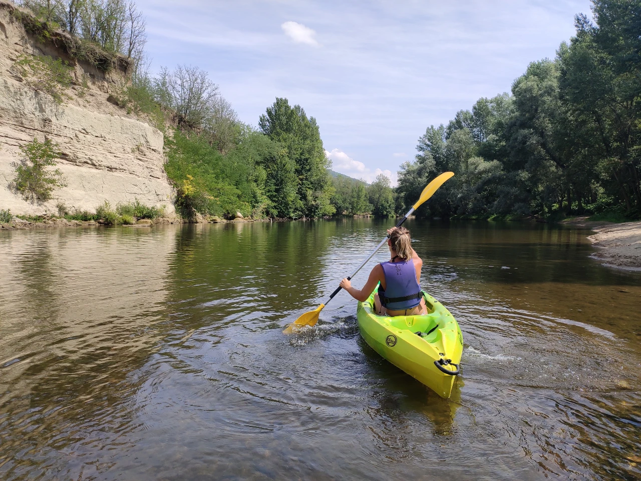 Canoë kayak Femme Falaise Malmouche