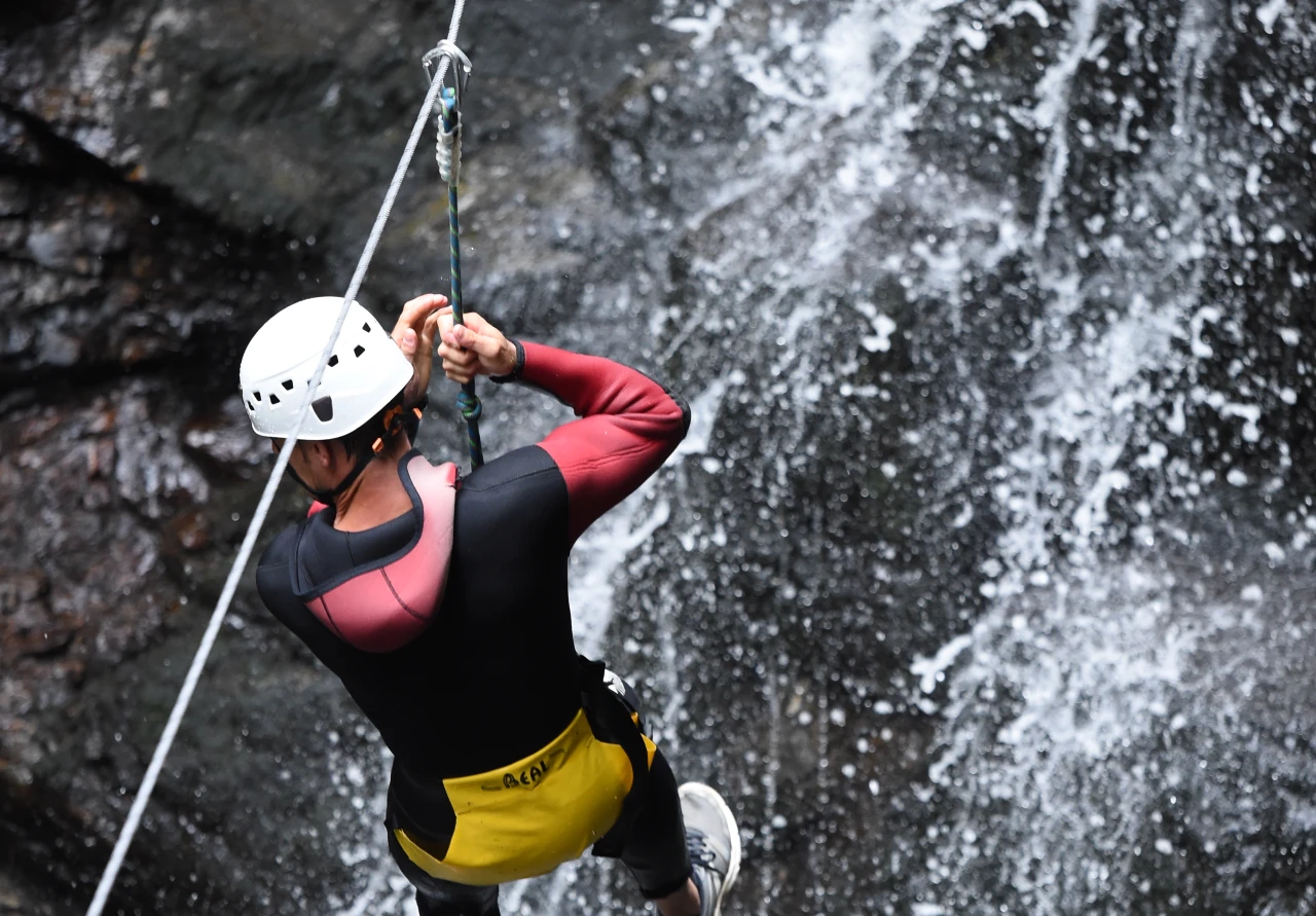 Canyon Auvergne Adulte Tyrolienne Rappel Cascade