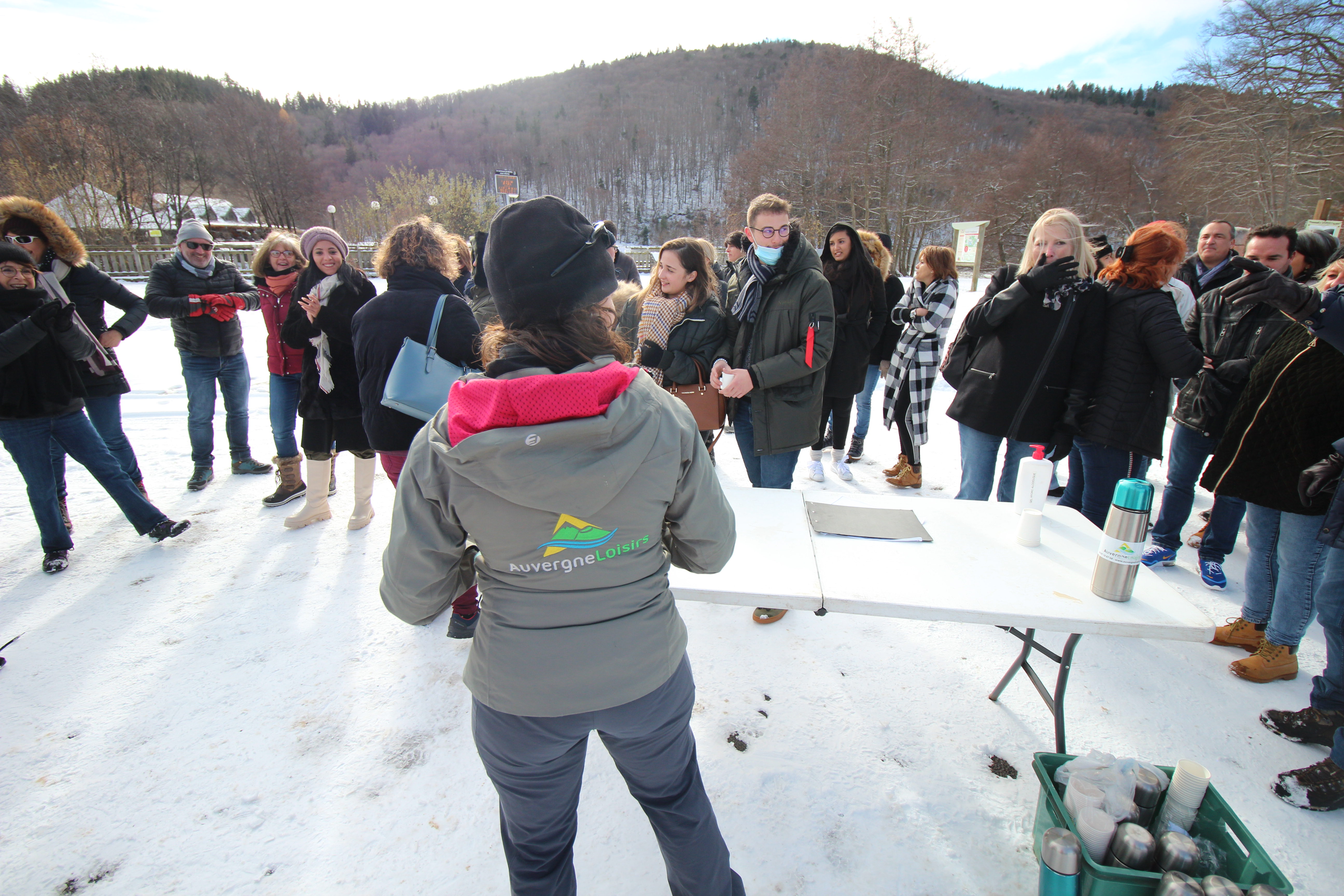 Course Orientation_CO_Hiver_neige_Briefing_groupe_seminaire_Auvergne Loisirs
